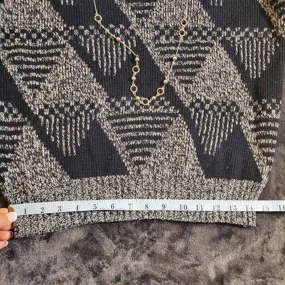 Vintage Nuovo 80's Sweater Black & White - Retro - Picture 6 of 9